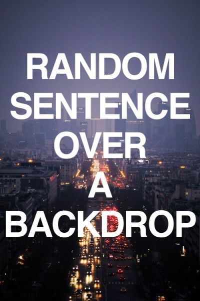 random_sentence