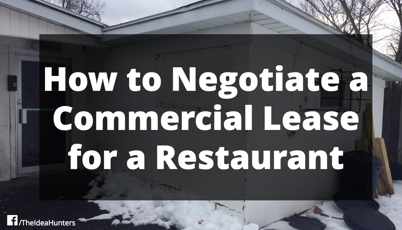 How to Negotiate a Commercial Lease for a Restaurant