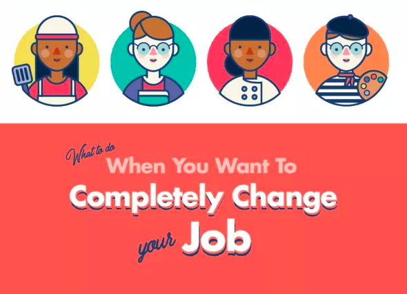 What to do when you want to completely change over your job the idea hunters
